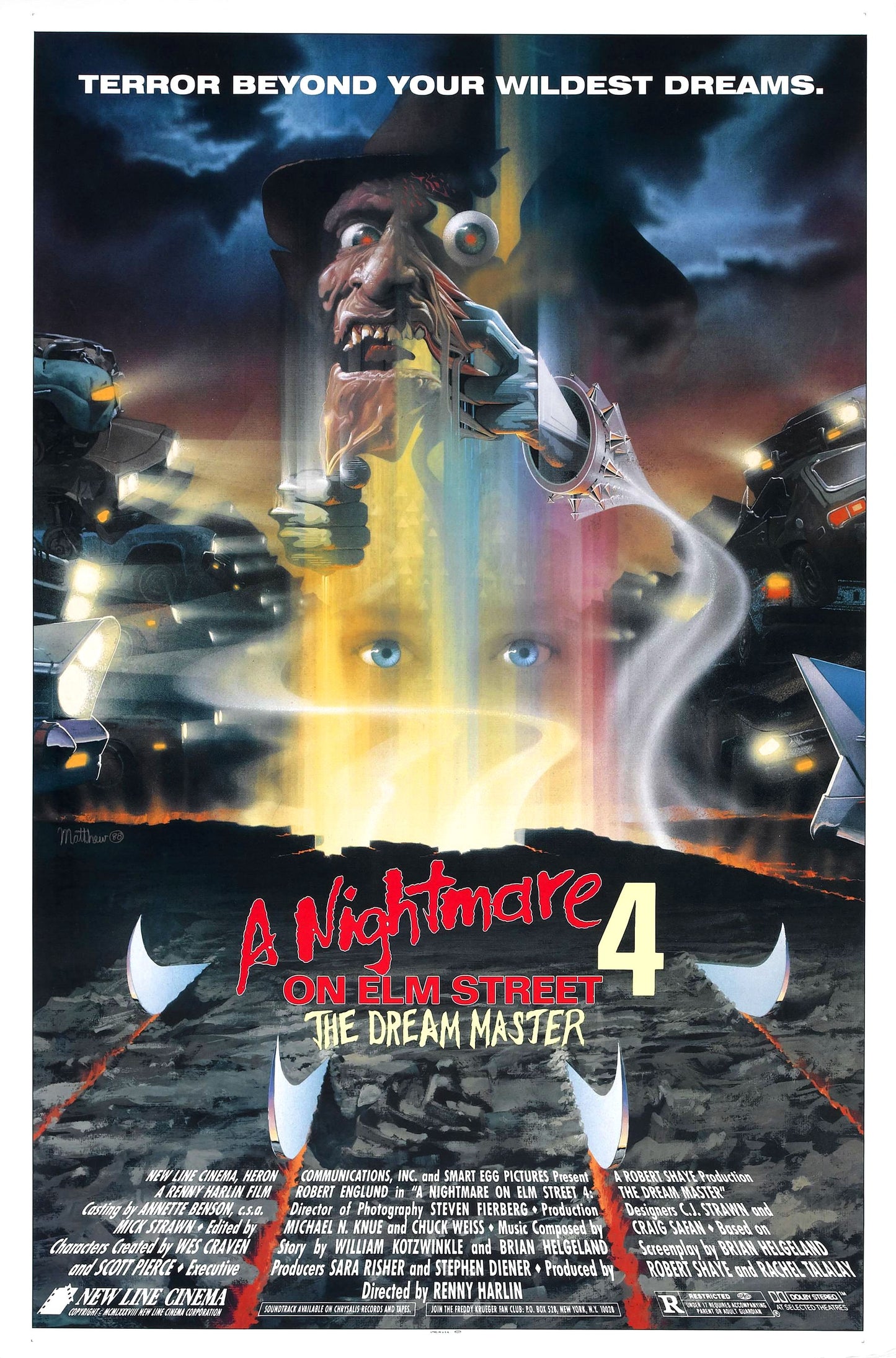 Nightmare On Elm Street 4 01 Movie Magnet