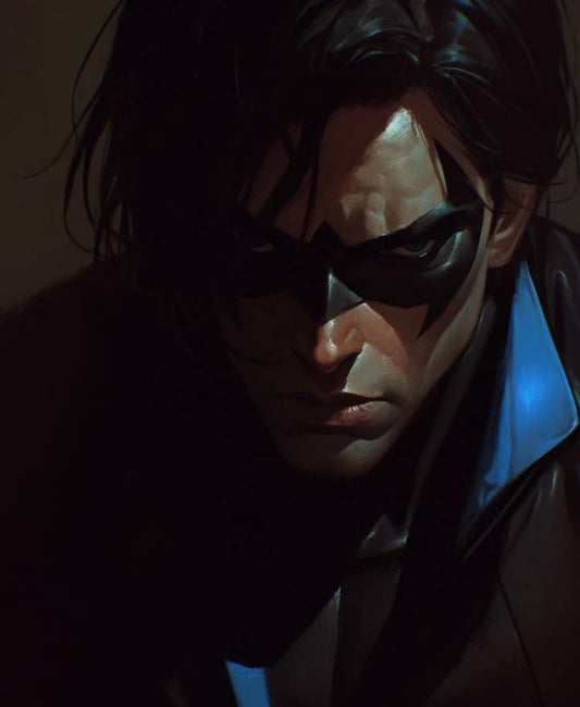 Nightwing Portrait Print Poster