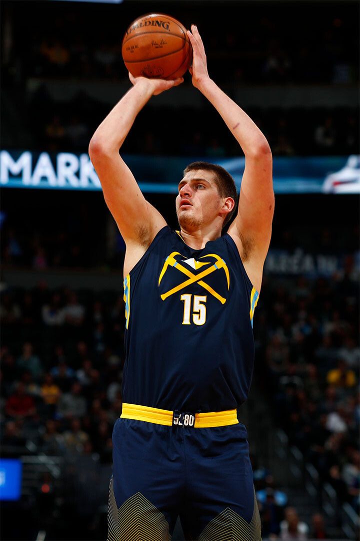 Nikola Jokic Basketballer Denver Nuggets Basketball Team Jigsaw Puzzle
