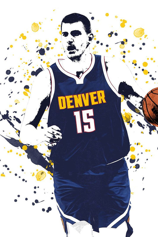 Nikola Jokic Denver Nuggets Basketball Player Jigsaw Puzzle