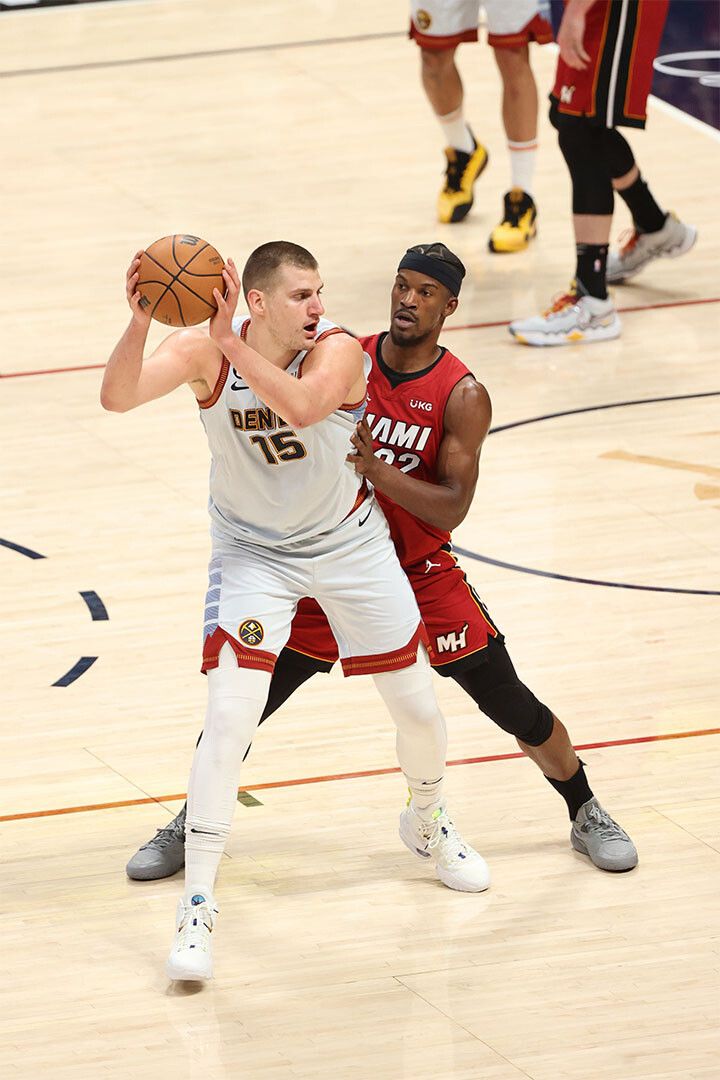 Nikola Jokic In The Match Basketballer Denver Nuggets Team Jigsaw Puzzle