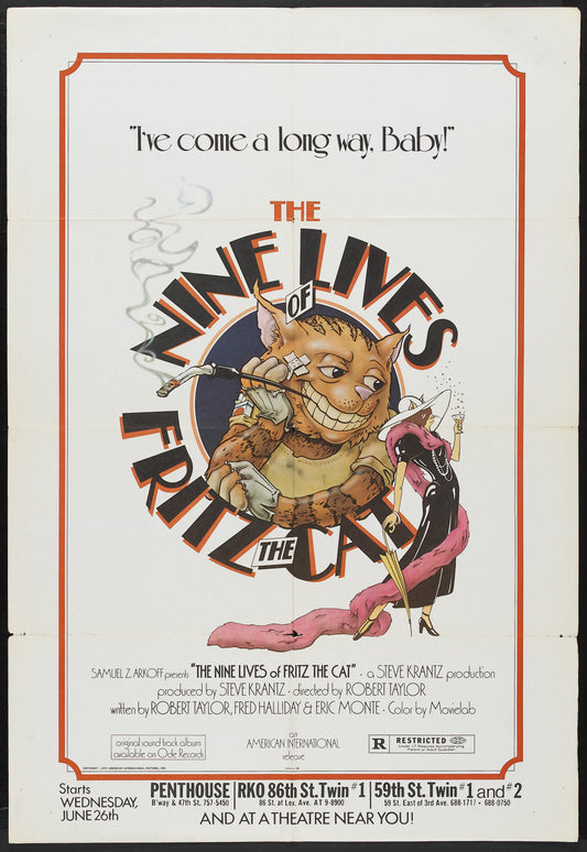 Nine Lives Of Fritz The Cat 01 Movie Magnet