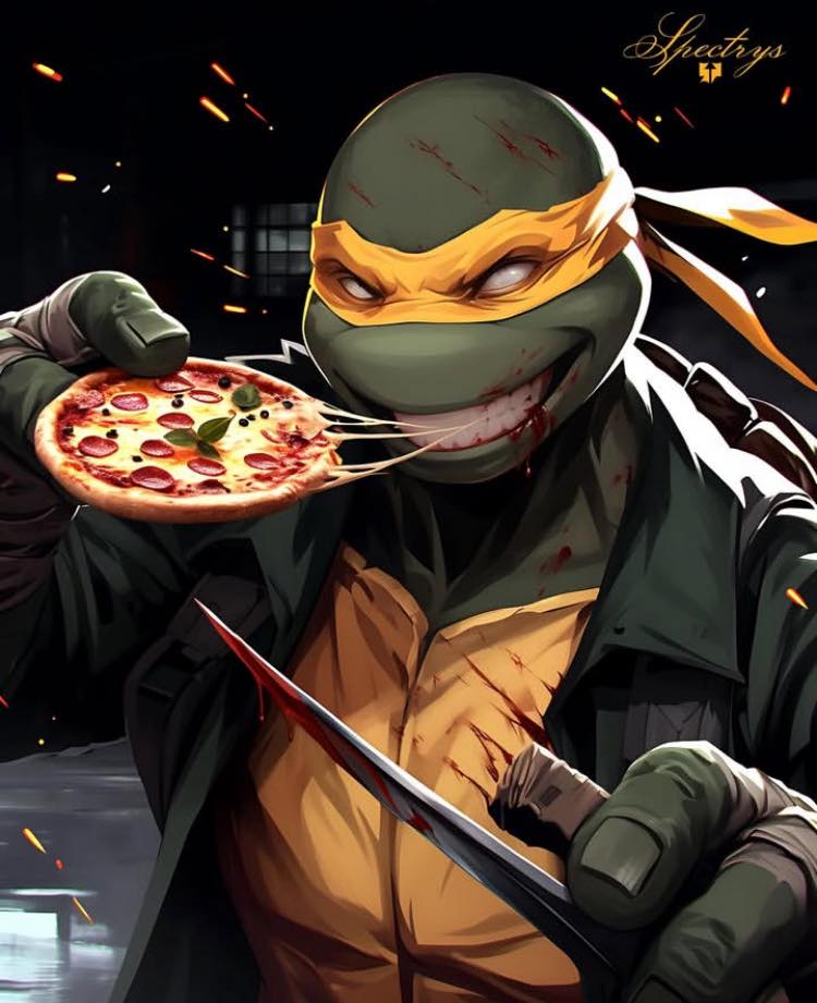 Ninja Turtle Pizza Hero Jigsaw Puzzle