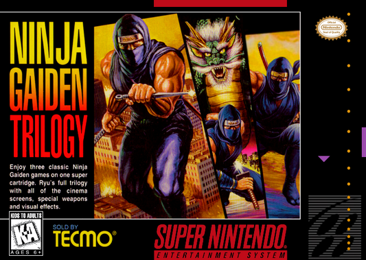 Ninja Gaiden Trilogy (Usa) Snes Print Poster