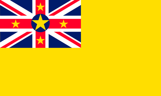 Niue Flag Print Poster