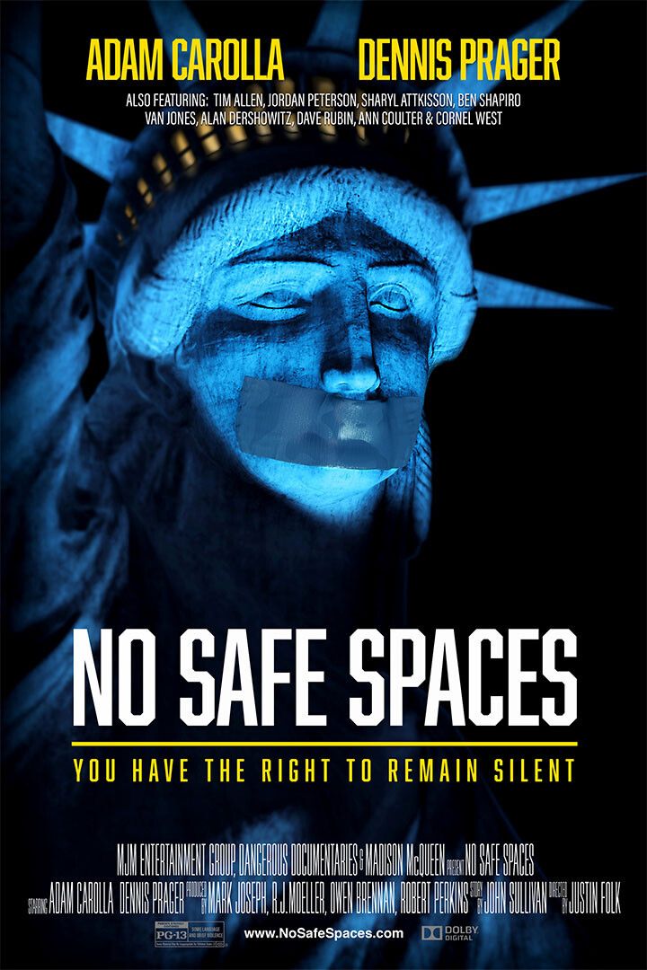 No Safe Spaces Movie 2019 Adam Carolla Dennis Prager Jigsaw Puzzle