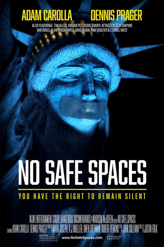 No Safe Spaces Movie 2019 Adam Carolla Dennis Prager Jigsaw Puzzle
