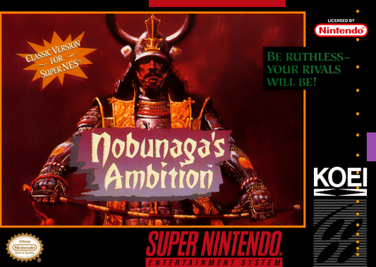 Nobunaga S Ambition (Usa) Snes Print Poster