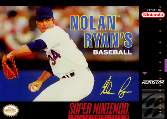 Nolan Ryan S Baseball (Usa) Snes Print Poster
