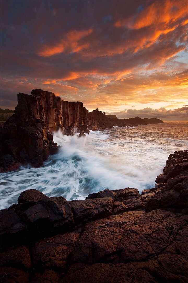 Nordic Seascape Mountain View Sunrise Jigsaw Puzzle Painting Jigsaw Puzzle