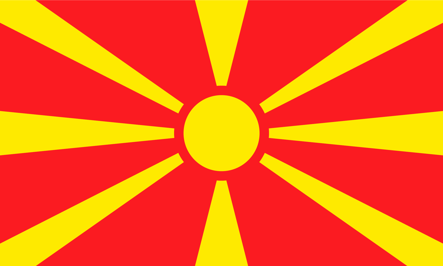 North Macedonia Flag Keychain
