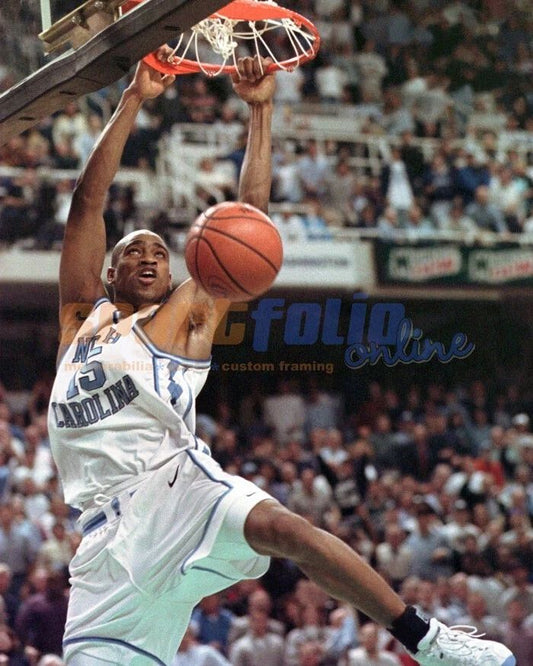 North Carolina Tar Heels Vince Carter Glossy Photo Basketball Print