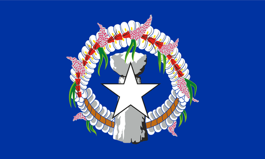 Northern Mariana Islands Flag Print Poster