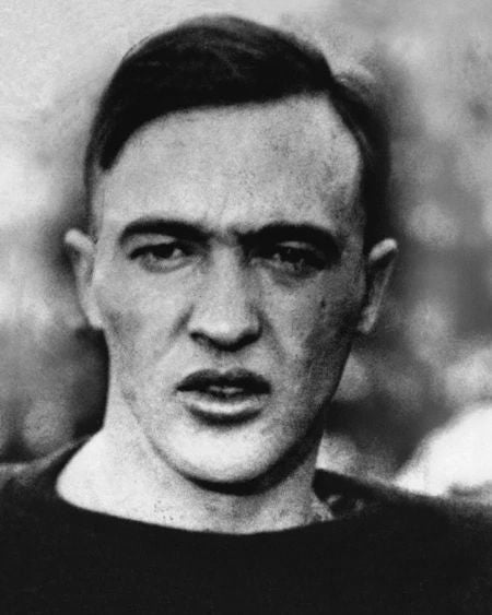 Notre Dame George Gipp Glossy Magnet Ncaa College Football Magnet