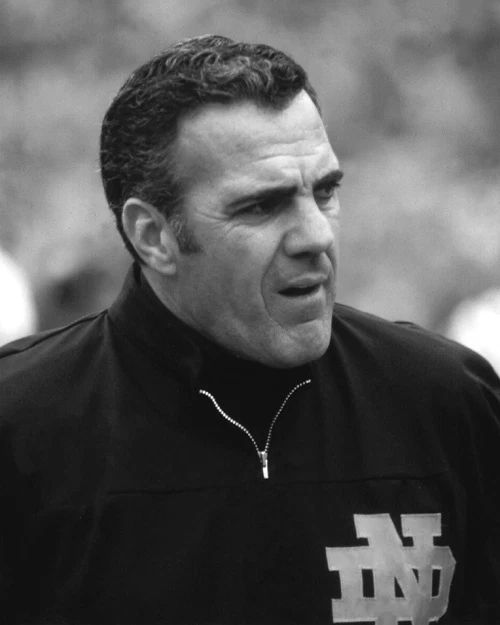 Notre Dame Irish Coach Ara Parseghian Glossy Photo College Poster Print 1