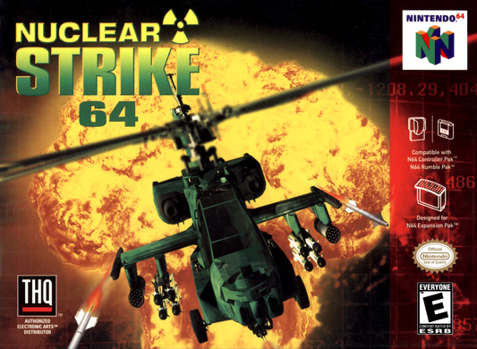 Nuclear Strike 64 N64 Print Poster