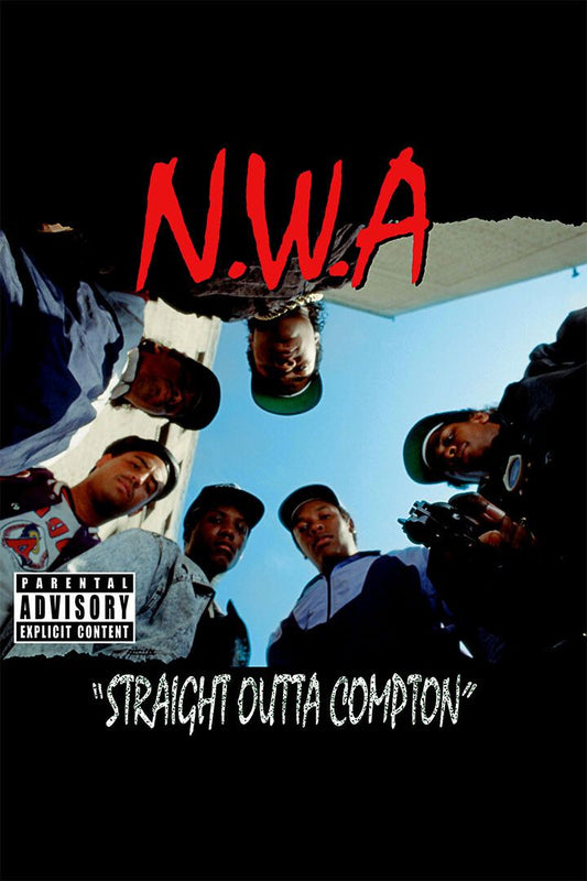 Nwa Straight Outta Compton Music Album Painting Jigsaw Puzzle