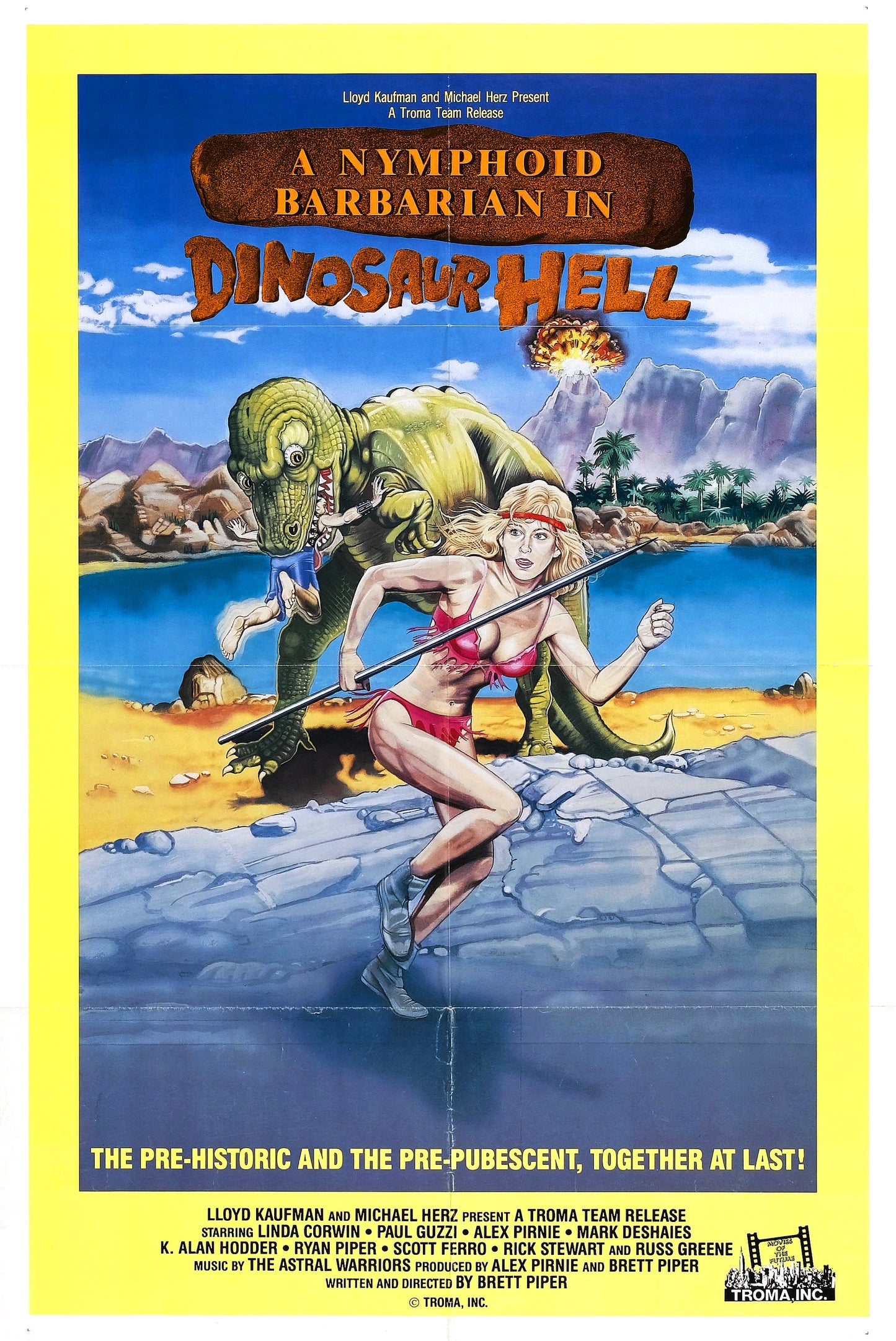 Nymphoid Barbarian In Dinosaur Hell 01 Movie Magnet