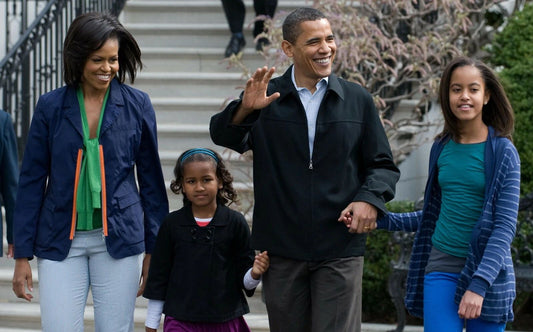 Obama Family Poster Picture Photo President Barack Michelle Kids