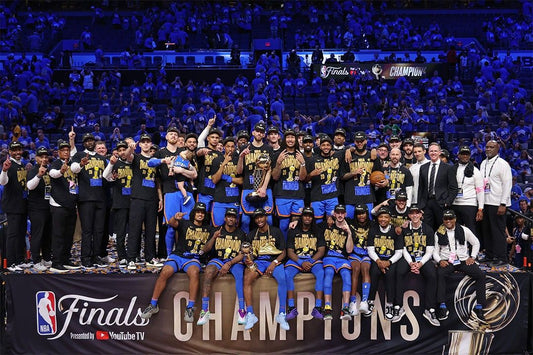 Okc American Bball Champion Trophy Ceremony Jigsaw Puzzle
