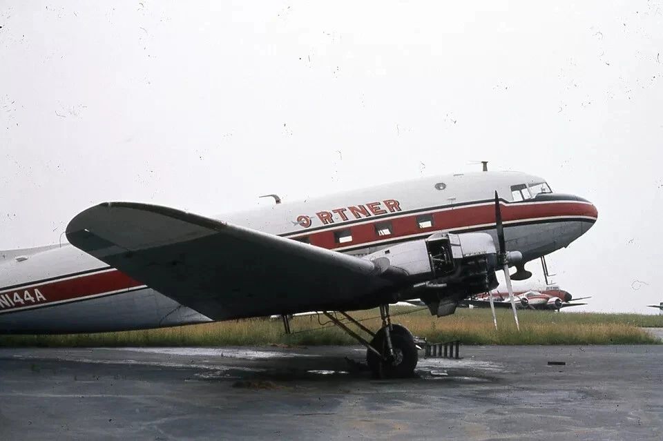 Ortner Airlines Dc 3 Wakeman Ohio Airport 1930S Plane Picture Photo