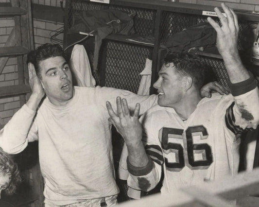 Otto Graham & Dante Lavelli Magnet Cleveland Browns Picture Nfl