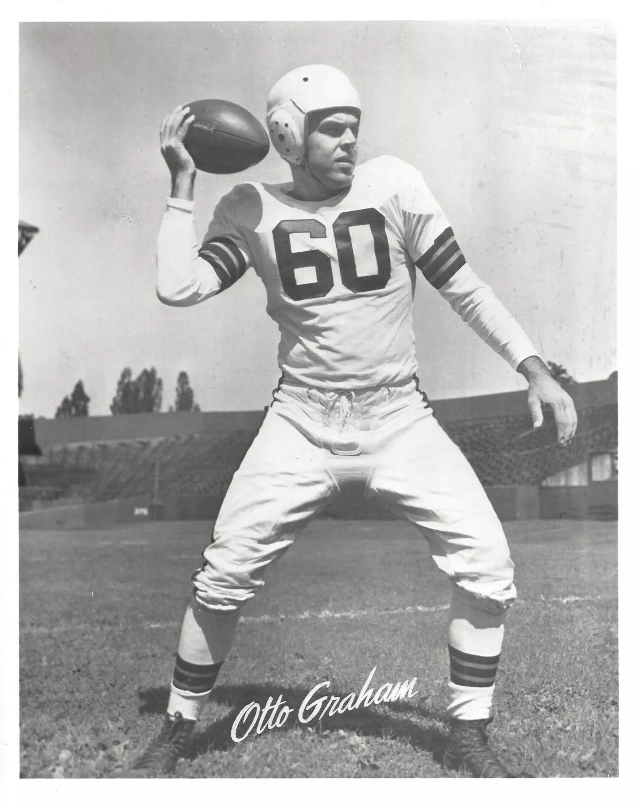 Otto Graham Photo Cleveland Browns Picture Nfl Football