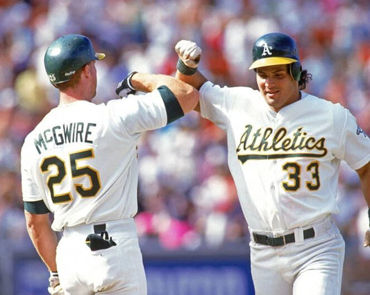 Oakland Athletics Mark Mcgwire And Jose Canseco Glossy Keychain Bash Brothers 2