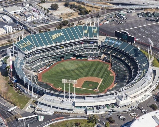 Oakland Athletics Oakland Coliseum Glossy Magnet Stadium Magnet 1