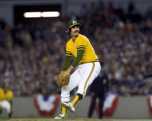 Oakland Athletics Rollie Fingers Glossy Magnet Baseball Magnet Hof 92 1