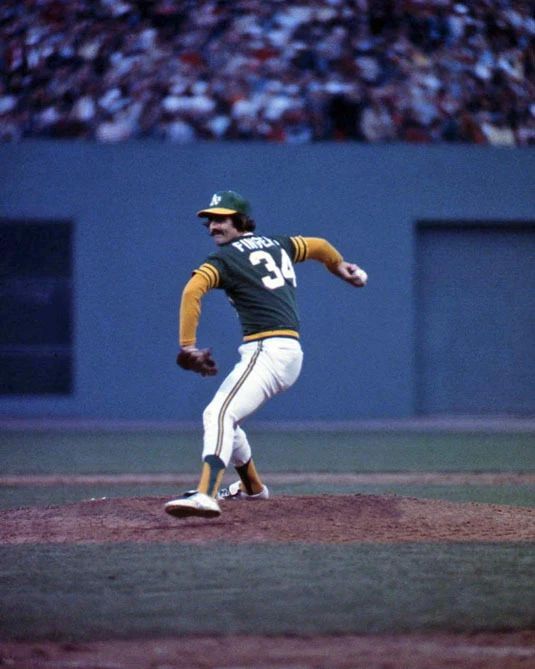 Oakland Athletics Rollie Fingers Glossy Magnet Baseball Magnet Hof 92 2