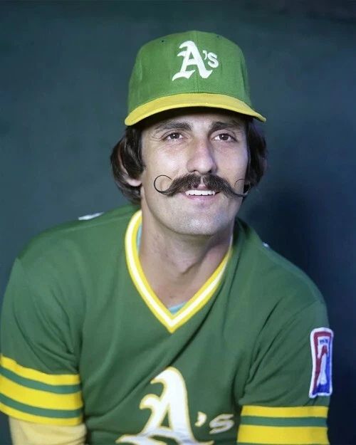 Oakland Athletics Rollie Fingers Glossy Keychain Baseball Keychain Hof 92 3