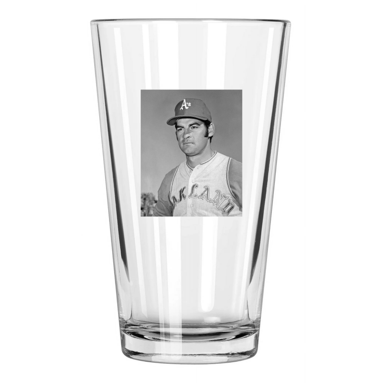 Oakland Athletics Tony La Russa Photo Baseball Hof 2014 Pint Beer Drinking Glass