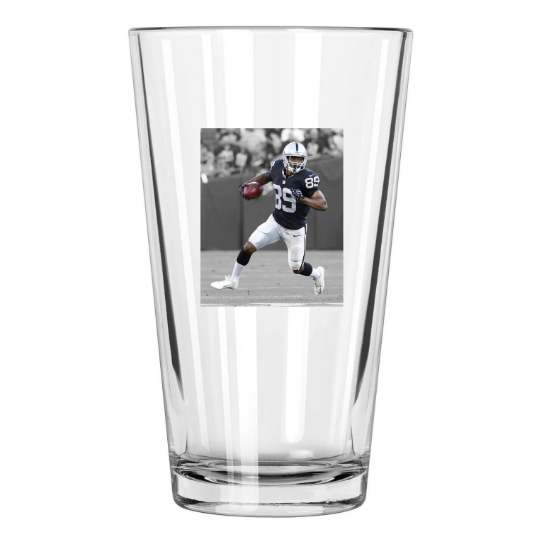 Oakland Raiders Amari Cooper Photo Spotlight Football Pint Beer Drinking Glass