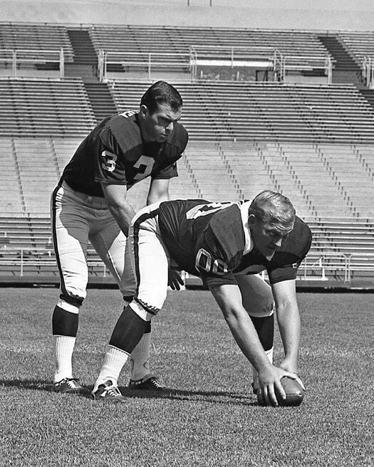 Oakland Raiders Daryle Lamonica And Jim Otto Glossy Magnet Magnet