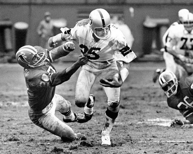 Oakland Raiders Fred Biletnikoff Glossy Keychain Nfl Football Print Hof 88 1