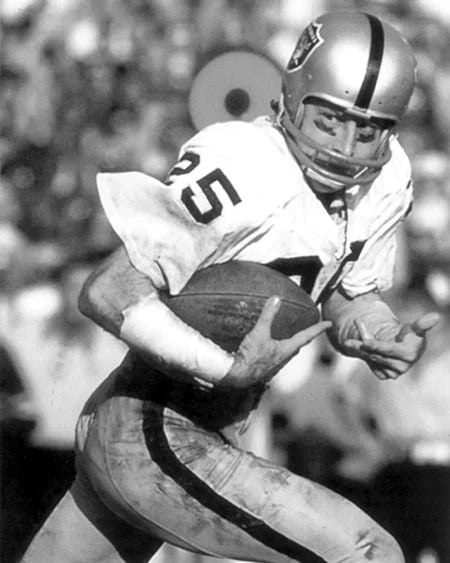 Oakland Raiders Fred Biletnikoff Glossy Keychain Nfl Football Print Hof 88 2