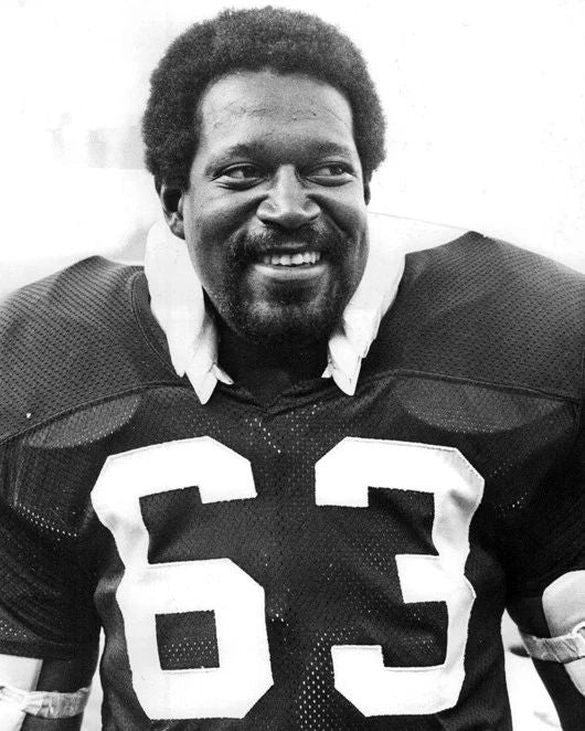 Oakland Raiders Gene Upshaw Glossy Magnet Nfl Football Magnet Hof 87