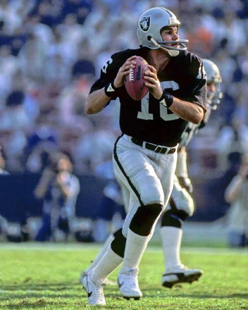 Oakland Raiders Jim Plunkett Glossy Magnet Football Magnet