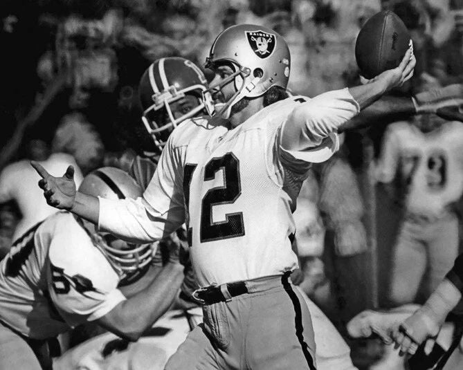 Oakland Raiders Ken Stabler Glossy Keychain Football Keychain Hof 2016 2