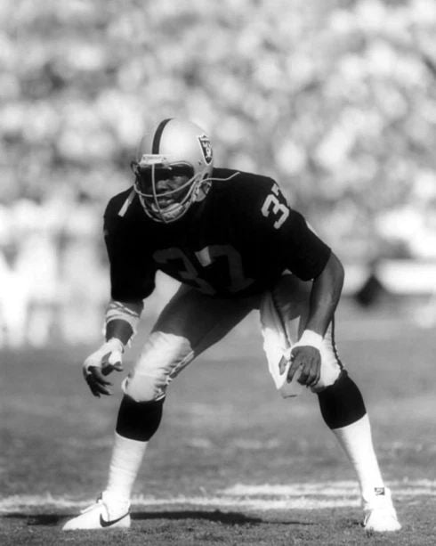 Oakland Raiders Lester Hayes Glossy Keychain Football Print