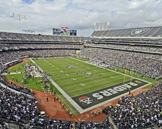 Oakland Raiders Oakland Coliseum Glossy Photo Stadium Poster
