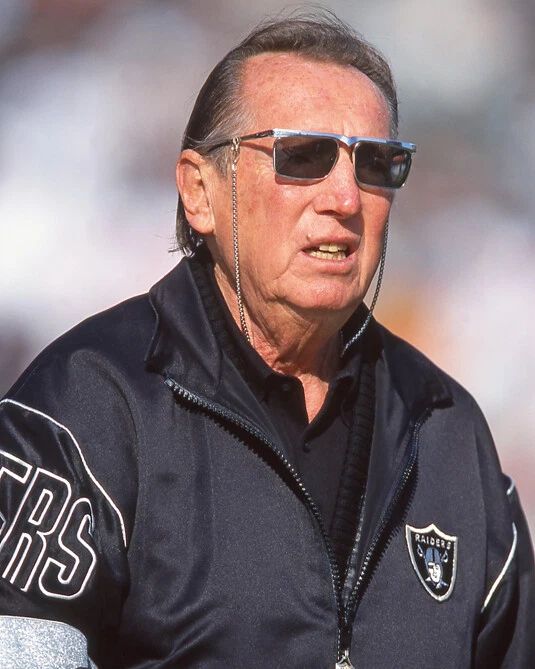 Oakland Raiders Owner Al Davis Glossy Keychain Football Keychain Hof 92 2