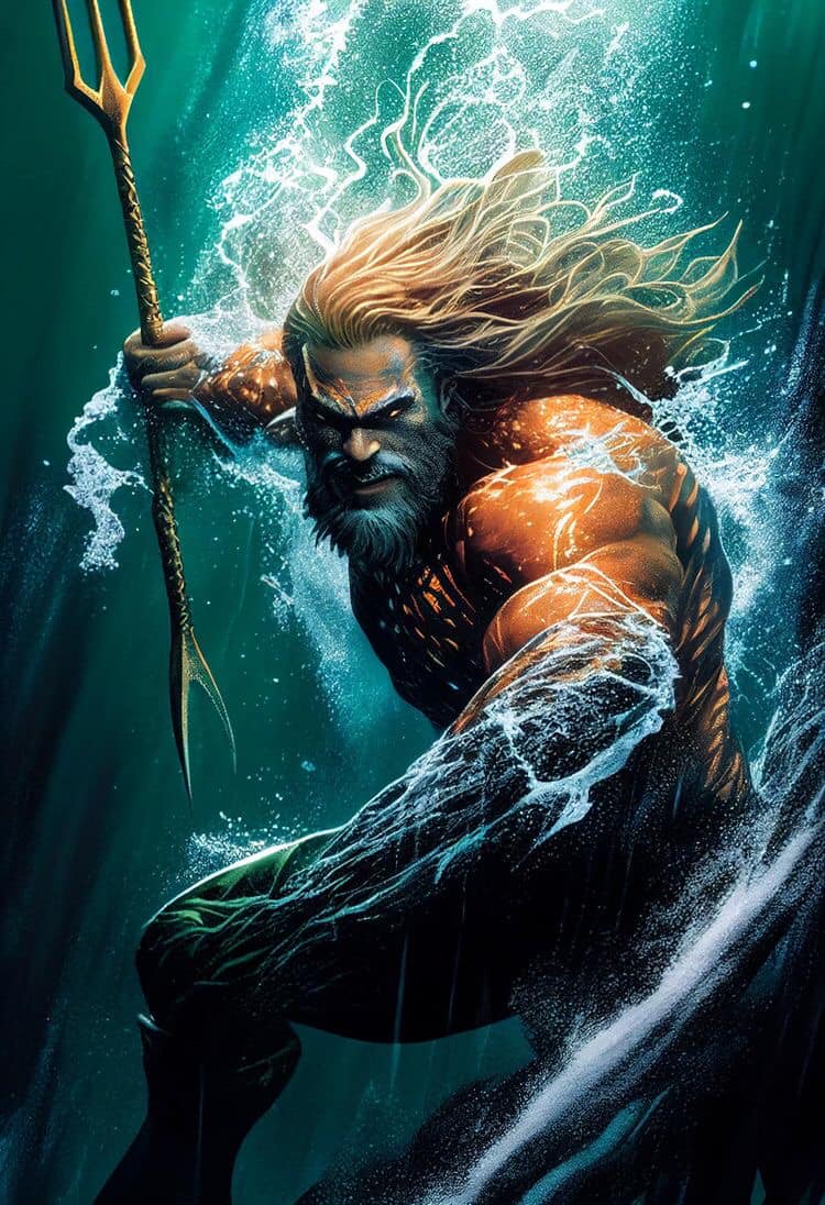Ocean Warrior Aquatic Hero Jigsaw Puzzle