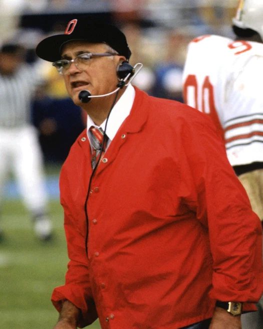 Ohio State Buckeyes Coach Woody Hayes Glossy Keychain College Football Keychain 2