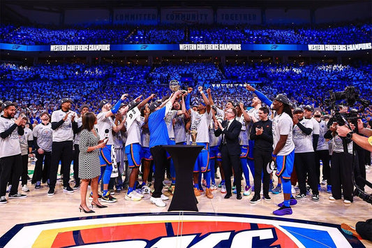 Oklahoma City Thunder Basketball Team Playoff Win Sports Jigsaw Puzzle