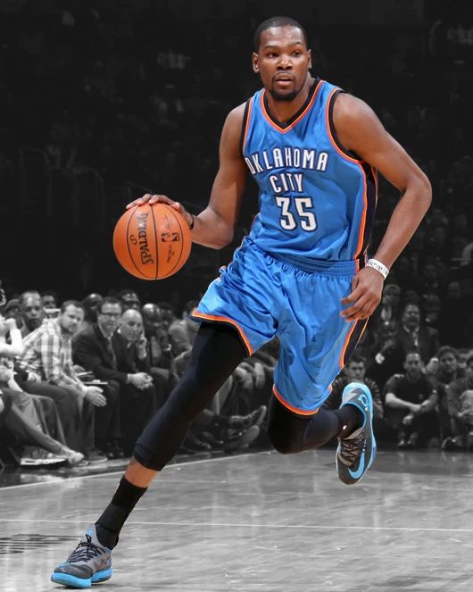 Oklahoma City Thunder Kevin Durant Glossy Keychain Spotlight Keychain