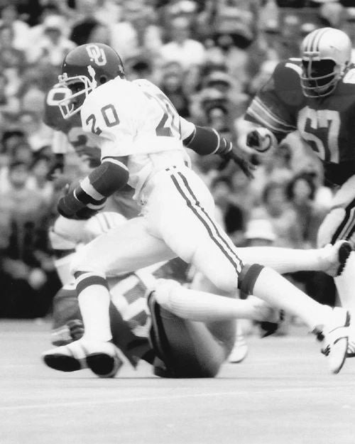 Oklahoma Sooners Billy Sims Glossy Magnet Print College Heisman Trophy
