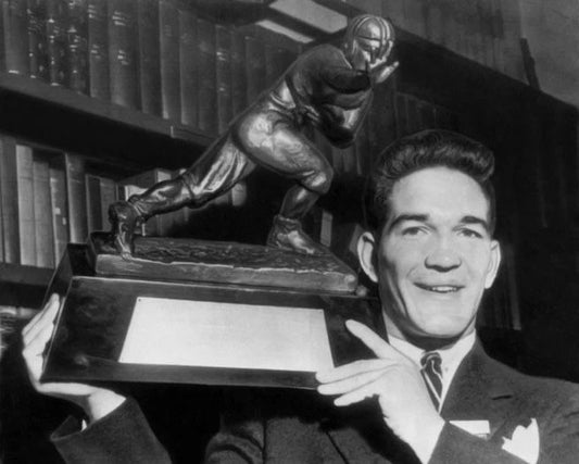 Oklahoma Sooners Billy Vessels Glossy Magnet 1952 Heisman Trophy Magnet