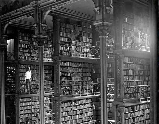 Old Cincinnati Library Before Demolition 1955 Historic Picture Magnet 8.5 X11